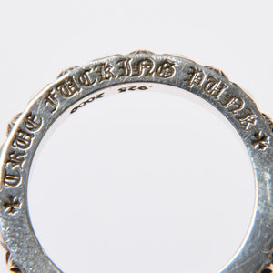 新品同様 CHROME HEARTS クロムハーツ TFP PNK PLS トゥルーファッキンパンク CHプラス リング 重量約5.10g サイズ18号 シルバー925 中古 4a009371