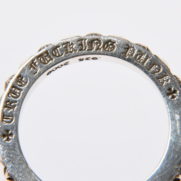 新品同様 CHROME HEARTS クロムハーツ TFP PNK PLS トゥルーファッキンパンク CHプラス リング 重量約5.10g サイズ18号 シルバー925 中古 4a009371