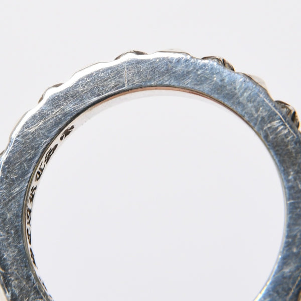 新品同様 CHROME HEARTS クロムハーツ TFP PNK PLS トゥルーファッキンパンク CHプラス リング 重量約5.10g サイズ18号 シルバー925 中古 4a009371