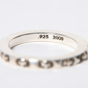 新品同様 CHROME HEARTS クロムハーツ TFP PNK PLS トゥルーファッキンパンク CHプラス リング 重量約5.10g サイズ18号 シルバー925 中古 4a009371