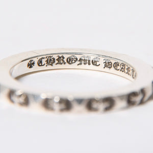 新品同様 CHROME HEARTS クロムハーツ TFP PNK PLS トゥルーファッキンパンク CHプラス リング 重量約5.10g サイズ18号 シルバー925 中古 4a009371
