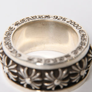 Very good condition CHROME HEARTS SPINNER CH PLUS Spinner CH Plus Ring Weight approx. 38.81g Size 27.5 Silver 925 Used 4a009369