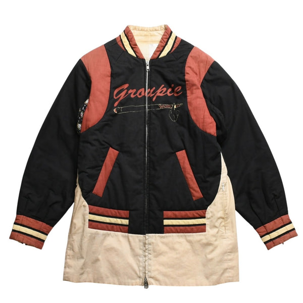 UNDERCOVER 04AW but beautiful period Groupie trompe l'oeil stadium jacket B5-B1 size S docking archive good condition used 4a009464