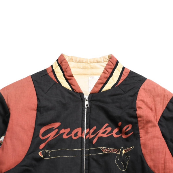 UNDERCOVER 04AW but beautiful period Groupie trompe l'oeil stadium jacket B5-B1 size S docking archive good condition used 4a009464