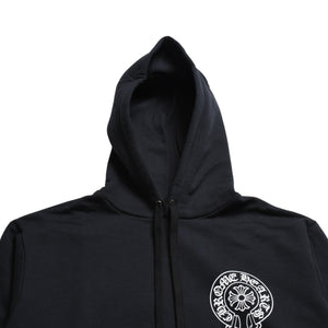 新品未使用 CHROME HEARTS クロムハーツ プルオーバー フーディー サイズXS ニューヨーク限定 ホースシュー ブラック 中古 4a009389