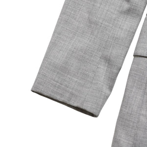 DIRK BIKKEMBERGS Dark Bikkenberg Wool Tailored Jacket Size 42 Gray Archive Hooded Good Condition Used 4a009317