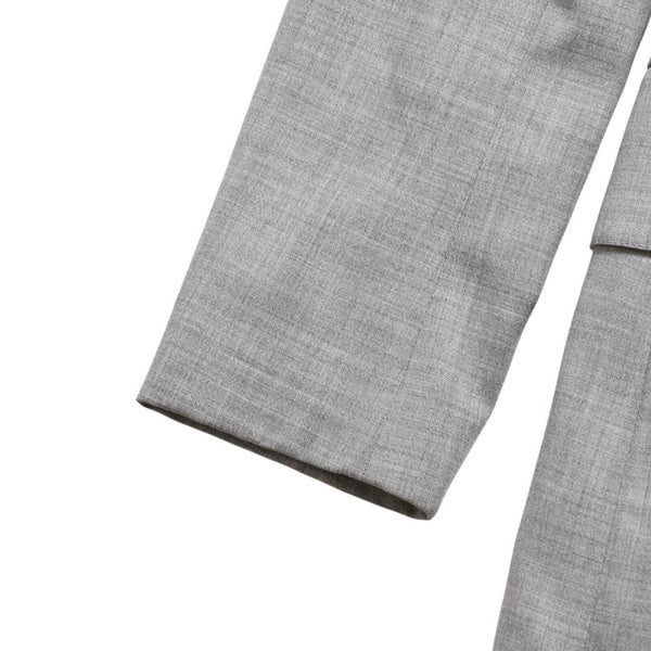 DIRK BIKKEMBERGS Dark Bikkenberg Wool Tailored Jacket Size 42 Gray Archive Hooded Good Condition Used 4a009317