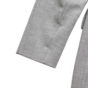 DIRK BIKKEMBERGS Dark Bikkenberg Wool Tailored Jacket Size 42 Gray Archive Hooded Good Condition Used 4a009317