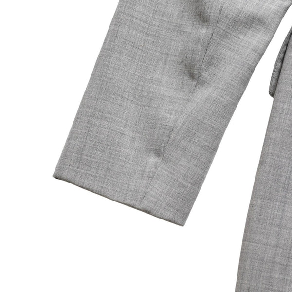 DIRK BIKKEMBERGS Dark Bikkenberg Wool Tailored Jacket Size 42 Gray Archive Hooded Good Condition Used 4a009317