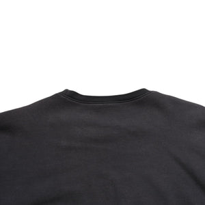 CHROME HEARTS クロムハーツ ネックロゴ クルーネック スウェット トレーナー サイズXL オールドイングリッシュ ブラック 美品 中古 4a009977