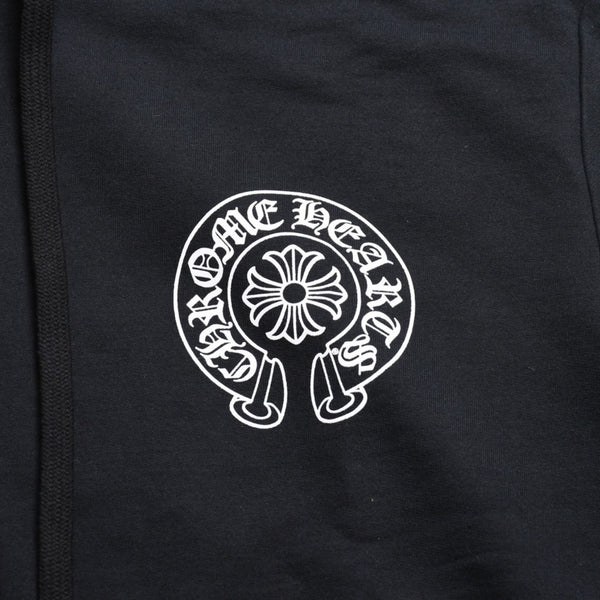 新品未使用 CHROME HEARTS クロムハーツ プルオーバー フーディー サイズXS ニューヨーク限定 ホースシュー ブラック 中古 4a009389