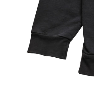 CHROME HEARTS クロムハーツ ネックロゴ クルーネック スウェット トレーナー サイズXL オールドイングリッシュ ブラック 美品 中古 4a009977