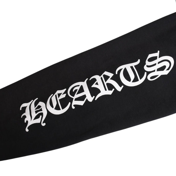 CHROME HEARTS クロムハーツ ネックロゴ クルーネック スウェット トレーナー サイズXL オールドイングリッシュ ブラック 美品 中古 4a009977