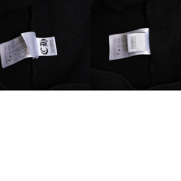 CHROME HEARTS クロムハーツ ネックロゴ クルーネック スウェット トレーナー サイズXL オールドイングリッシュ ブラック 美品 中古 4a009977