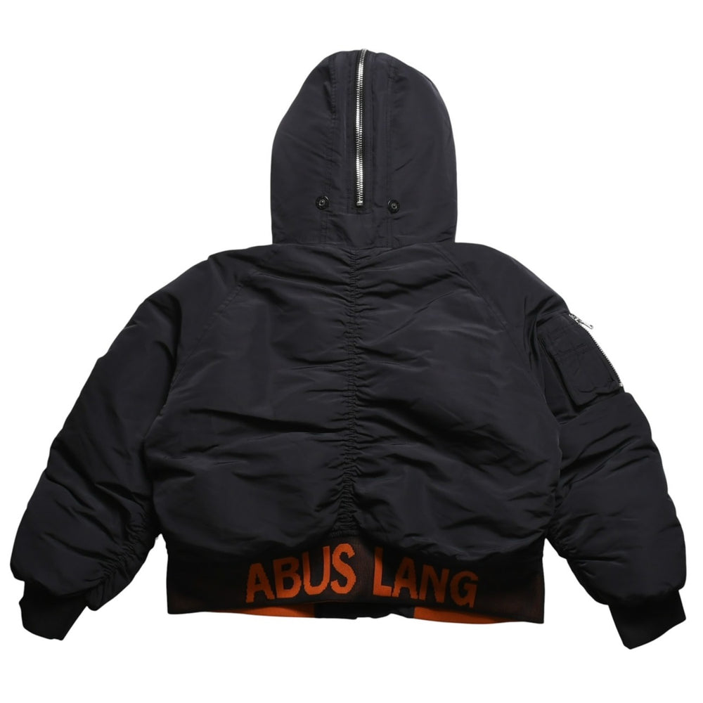 極美品 RAF SIMONS ラフシモンズ × STERLING RUBY スターリング ルビー 14AW キルテッド ボンバージャケット サイズ46 ブラック 中古 4a009433