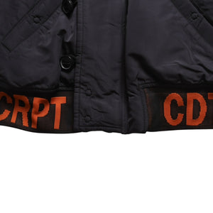 極美品 RAF SIMONS ラフシモンズ × STERLING RUBY スターリング ルビー 14AW キルテッド ボンバージャケット サイズ46 ブラック 中古 4a009433