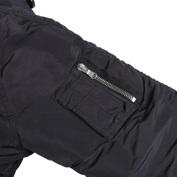 極美品 RAF SIMONS ラフシモンズ × STERLING RUBY スターリング ルビー 14AW キルテッド ボンバージャケット サイズ46 ブラック 中古 4a009433