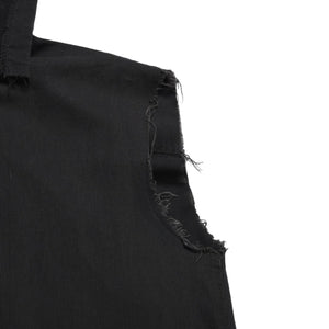 極美品 RAF SIMONS ラフシモンズ 03SS ノースリーブ シャツフーディ サイズ46 消費者期 ブラック アーカイブ 中古 4a009431