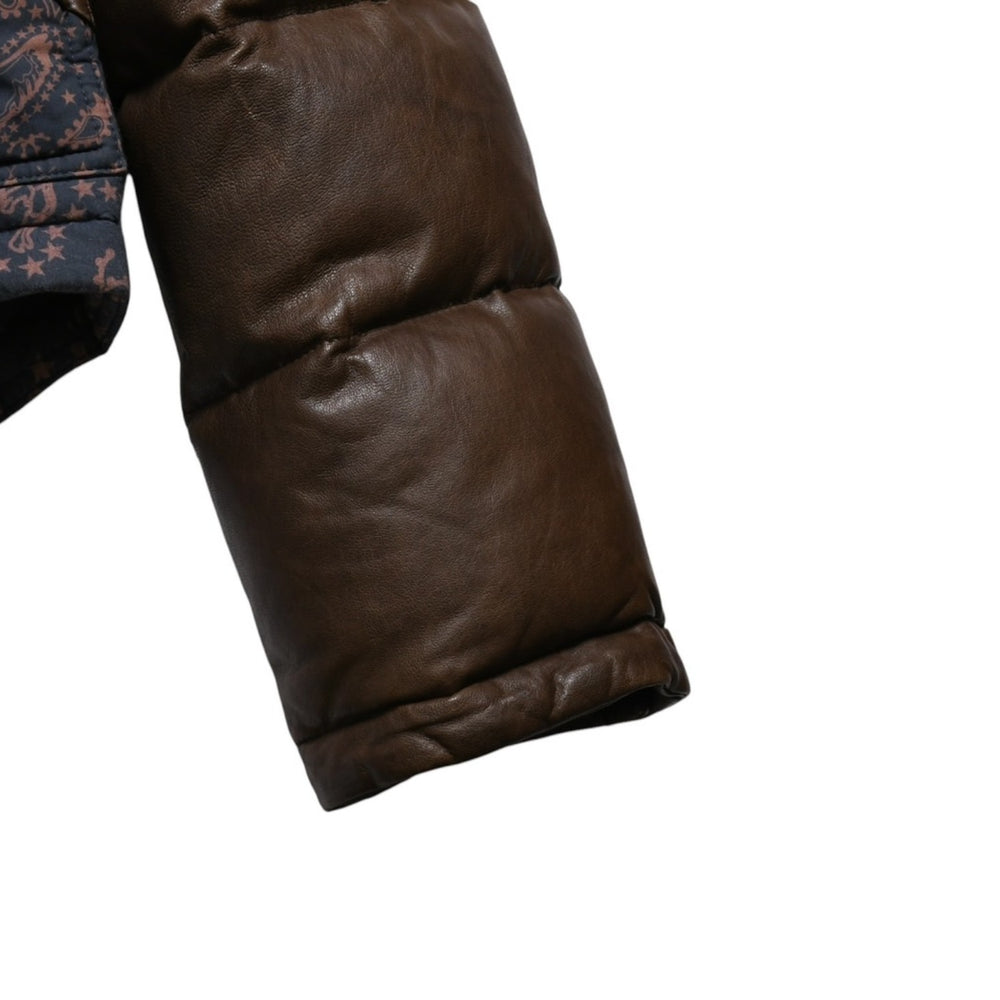 Mint condition CHANEL down jacket P49800W05549 Size 34 Paris-Dallas Collection Coco Mark Lambskin Brown Used 4a009712