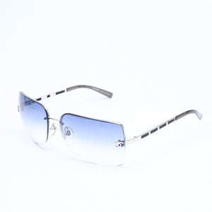 Very good condition CHANEL half rim sunglasses eyewear 4112 c.124/8G size 65□16 120 here mark gradation lens used 4a010061
