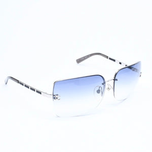 Very good condition CHANEL half rim sunglasses eyewear 4112 c.124/8G size 65□16 120 here mark gradation lens used 4a010061