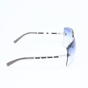 Very good condition CHANEL half rim sunglasses eyewear 4112 c.124/8G size 65□16 120 here mark gradation lens used 4a010061