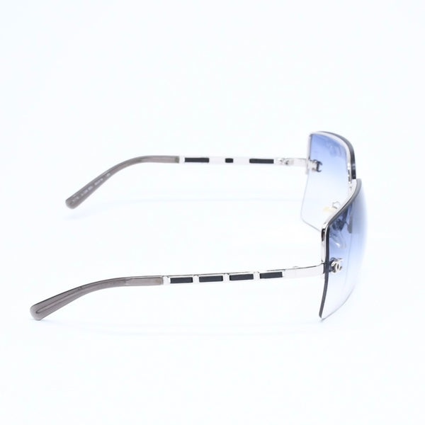 Very good condition CHANEL half rim sunglasses eyewear 4112 c.124/8G size 65□16 120 here mark gradation lens used 4a010061