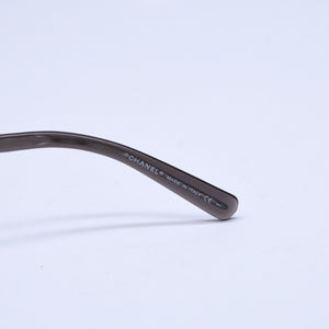 Very good condition CHANEL half rim sunglasses eyewear 4112 c.124/8G size 65□16 120 here mark gradation lens used 4a010061