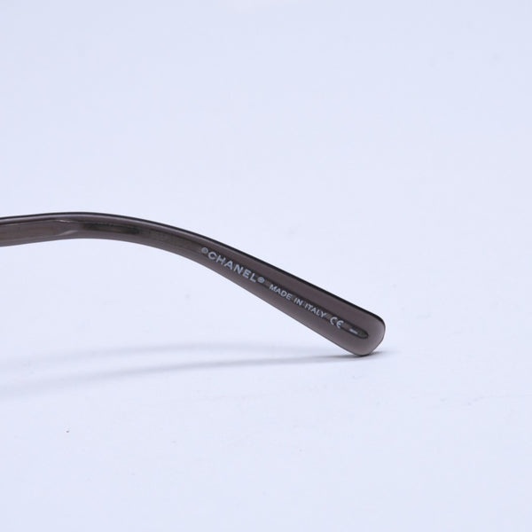 Very good condition CHANEL half rim sunglasses eyewear 4112 c.124/8G size 65□16 120 here mark gradation lens used 4a010061