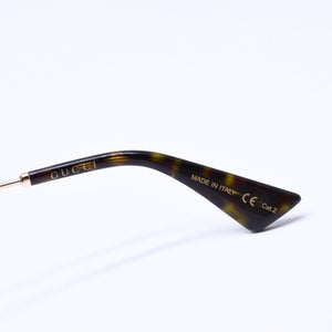 Very good condition GUCCI Gucci sunglasses eyewear GG0817/S 001 size 65□17 140 gold blue gradation used 4a009680