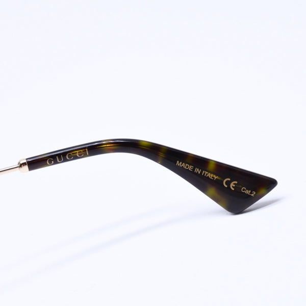 Very good condition GUCCI Gucci sunglasses eyewear GG0817/S 001 size 65□17 140 gold blue gradation used 4a009680