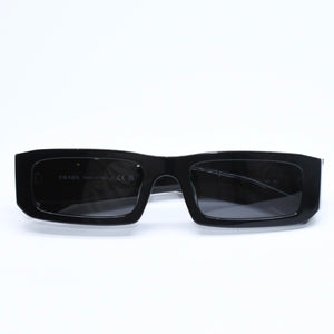 Like new PRADA sunglasses eyewear SPR D09-D size 54□20 145 black acetate used 4a009818