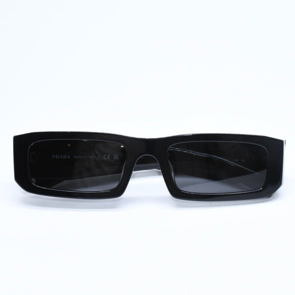 Like new PRADA sunglasses eyewear SPR D09-D size 54□20 145 black acetate used 4a009818