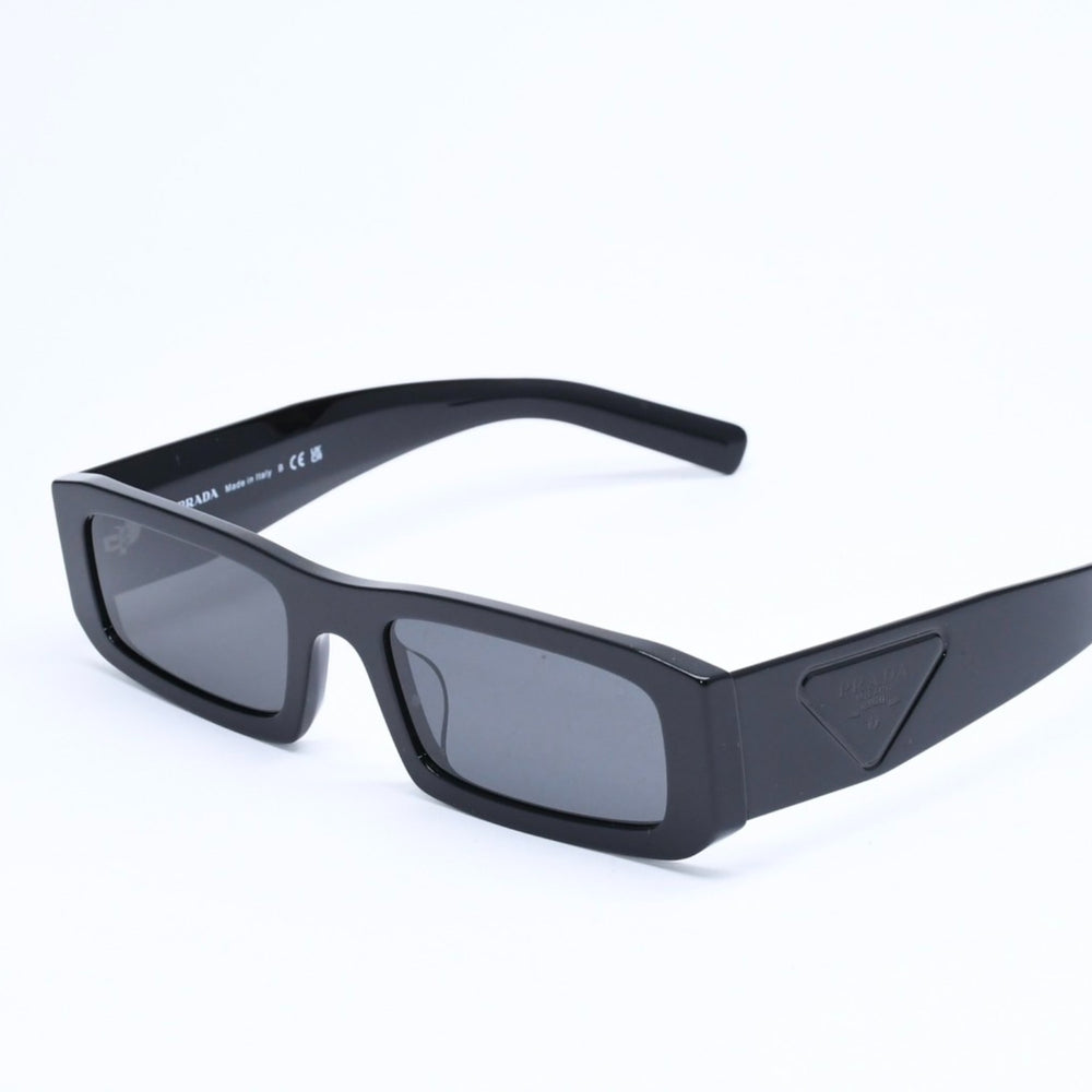 Like new PRADA sunglasses eyewear SPR D09-D size 54□20 145 black acetate used 4a009818