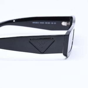 Like new PRADA sunglasses eyewear SPR D09-D size 54□20 145 black acetate used 4a009818