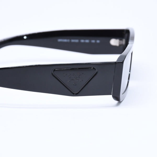 Like new PRADA sunglasses eyewear SPR D09-D size 54□20 145 black acetate used 4a009818