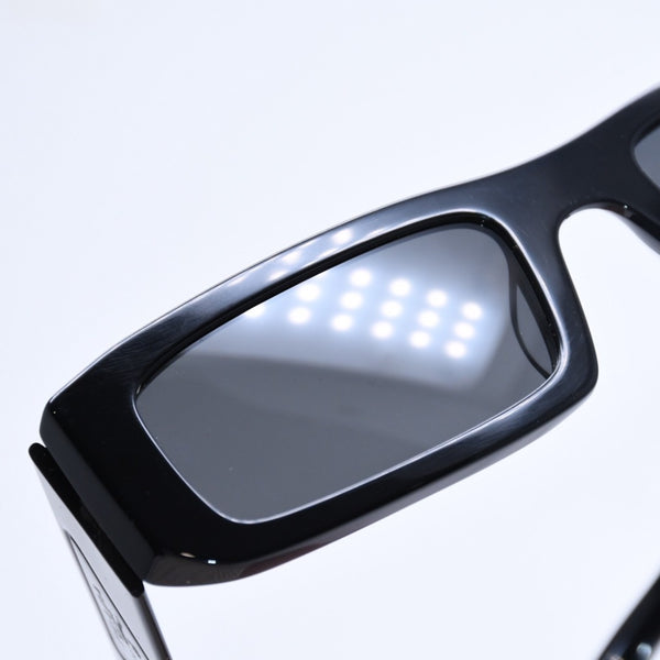 Like new PRADA sunglasses eyewear SPR D09-D size 54□20 145 black acetate used 4a009818