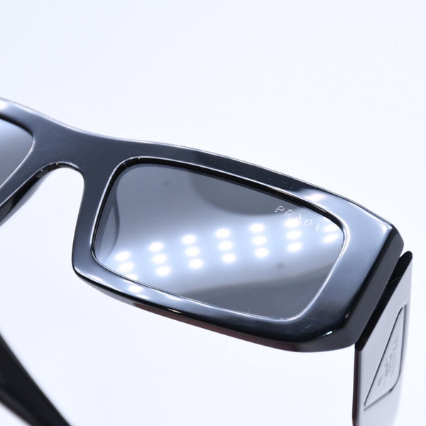 Like new PRADA sunglasses eyewear SPR D09-D size 54□20 145 black acetate used 4a009818