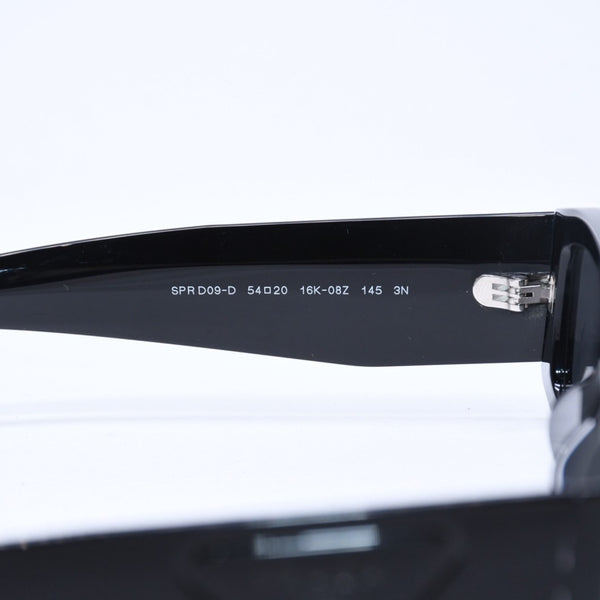Like new PRADA sunglasses eyewear SPR D09-D size 54□20 145 black acetate used 4a009818