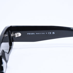Like new PRADA sunglasses eyewear SPR D09-D size 54□20 145 black acetate used 4a009818