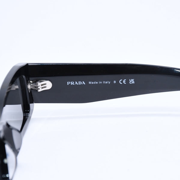 Like new PRADA sunglasses eyewear SPR D09-D size 54□20 145 black acetate used 4a009818