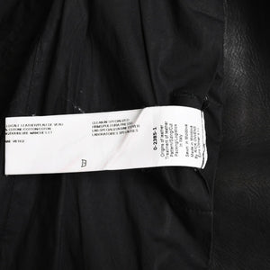 極美品 RICK OWENS リックオウエンス ダブル ライダースジャケット RP13F07016-LGW カーフレザー ブラック シルバー金具 サイズ38 中古4a009327