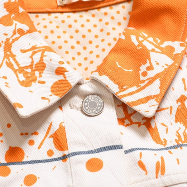 HERMES エルメス 04SS CHEVAL SURPRISE シュバル サプライズ デニムジャケット サイズME アーカイブ マルジェラ期 美品 中古 4a009395