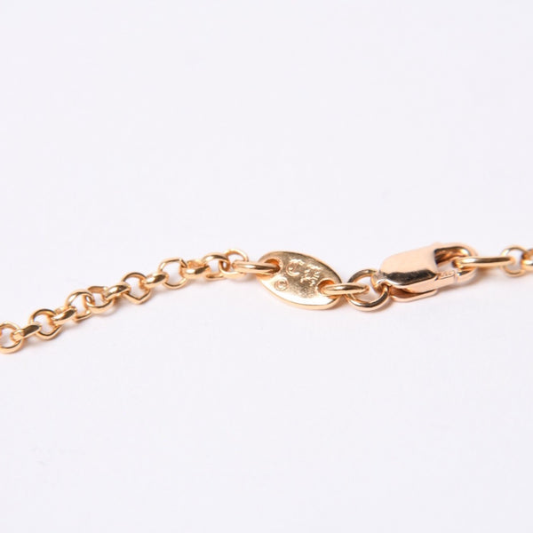 New and unused CHROME HEARTS SAFETY PIN ROLL CHAIN ​​22k Safety pin necklace 20 inches Weight 12.56g Used 4a000947