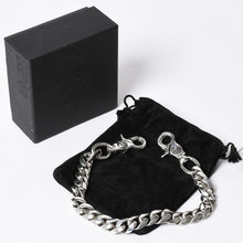 画像をギャラリービューアに読み込む, 新品同様 CHROME HEARTS クロムハーツ 2CLIP CLASSIC SHORT-T 2クリップショート クラシックウォレットチェーン 重量214.51g 25リンク 中古 4a000556