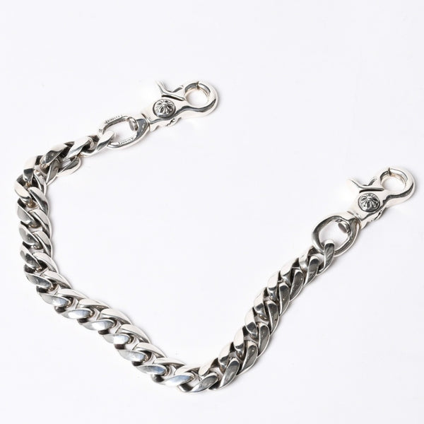 Like new CHROME HEARTS 2CLIP CLASSIC SHORT-T 2 Clip Short Classic Wallet Chain Weight 214.51g 25 Links Used 4a000556