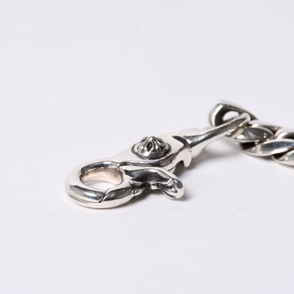 Like new CHROME HEARTS 2CLIP CLASSIC SHORT-T 2 Clip Short Classic Wallet Chain Weight 214.51g 25 Links Used 4a000556