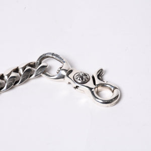 Like new CHROME HEARTS 2CLIP CLASSIC SHORT-T 2 Clip Short Classic Wallet Chain Weight 214.51g 25 Links Used 4a000556