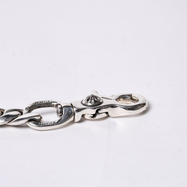 Like new CHROME HEARTS 2CLIP CLASSIC SHORT-T 2 Clip Short Classic Wallet Chain Weight 214.51g 25 Links Used 4a000556