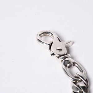 Like new CHROME HEARTS 2CLIP CLASSIC SHORT-T 2 Clip Short Classic Wallet Chain Weight 214.51g 25 Links Used 4a000556